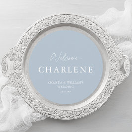 ゲスト名を使用したラウンドメニュー | ダスティブルー結婚ズ メニュー