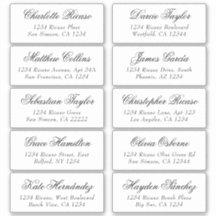 ゲスト名アドレスパーソナライズされた出荷ラベル