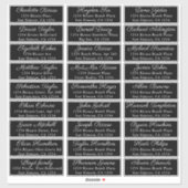 ゲスト名アドレス27パーソナライズされた出荷ラベル シール (シート)