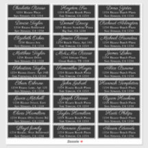 ゲスト名アドレス27パーソナライズされた出荷ラベル