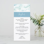 ゲスト名ダ結婚スティブルーウォーターカラーのメニュー メニュー (スタンド正面)