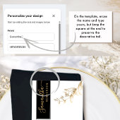 ゲスト名入り ブラック&ゴールドの結婚式 オーダーメイド メニュー