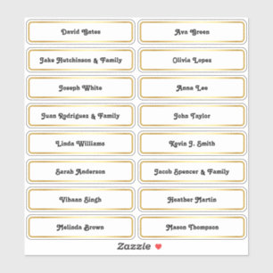 🥂ゲスト名結婚座席計画カードステッカー シール