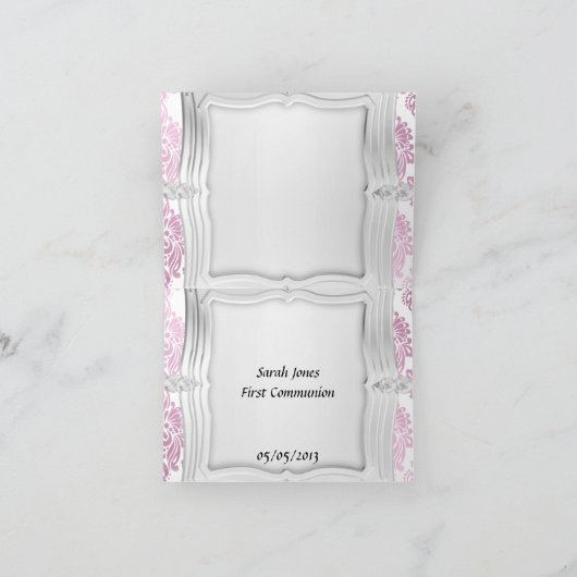 ゲスト名 カード (内部)