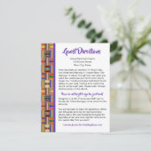 ゲスト向け案内カード アフリカ ケンテ K45 付属カード エンクロージャーカード (スタンド正面)