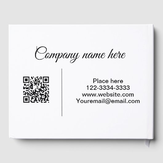 ゲスト情報の追加アドレス休暇レンタル文字 ゲストブック (裏面)