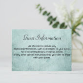 ゲスト情報カードオンヴィンテージ紙 エンクロージャーカード (スタンド正面)