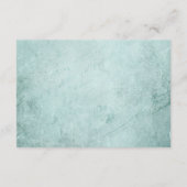 ゲスト情報カードオンヴィンテージ紙 エンクロージャーカード (裏面)