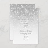 ゲスト情報シルバー《写真》ぼけ味スパークルライト エンクロージャーカード (正面/裏面)