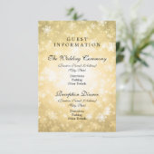 ゲスト情報金ゴールドの冬の不思議の国 エンクロージャーカード (スタンド正面)