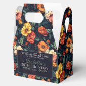 ゲスト用の放射バラ誕生日お気に入りサンキュー箱 フェイバーボックス (オープン)