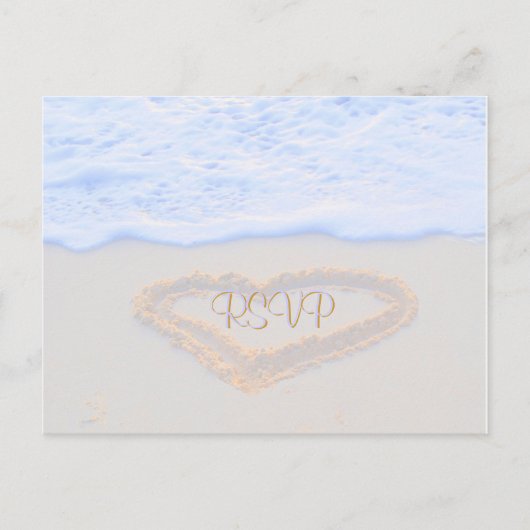 ゲスト用のRSVPのマッ招待されチ インビテーションポストカード (正面)