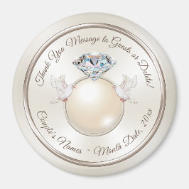 ゲスト用バルクの結婚式の引き出物結婚、の磁石 マグネット