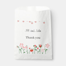 ゲスト用フラワーバッグ50個 Wildflower Garden  フェイバーバッグ