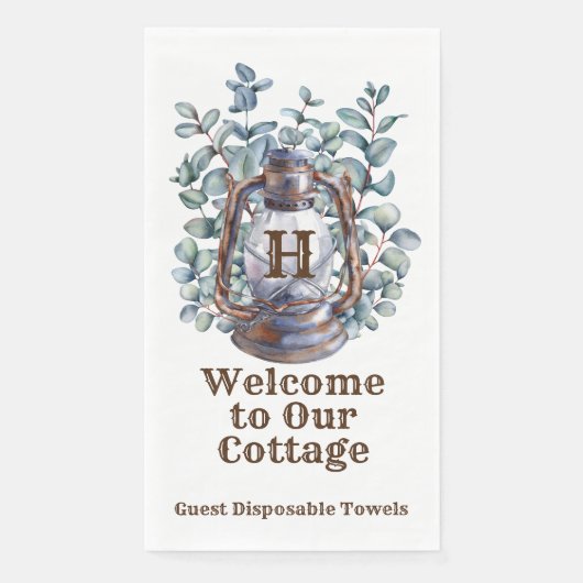 ゲスト紙タオルへようこそ私たちのコテージ (正面)