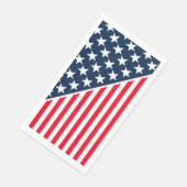 ゲスト紙タオル – 愛国的なスター&ストライプ (コーナー)