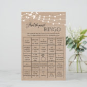 ゲスト素朴ビンゴブライダルシャワーゲームの検索 (スタンド正面)