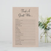 ゲスト素朴ブライダルシャワーゲームを検索 (スタンド正面)