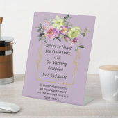 ゲスト結婚のサインHand Sanitizer 台座サイン (インサイチュ)