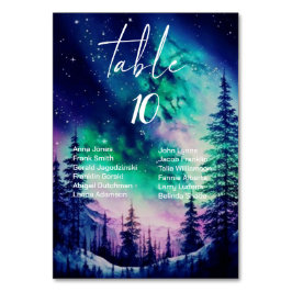 ゲスト結婚名を付けた天体のテーブル番号 テーブルナンバー