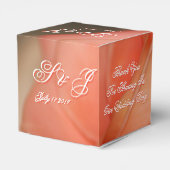 ゲスト結婚式の引き出物ハートギフトボックス フェイバーボックス (裏面サイド)