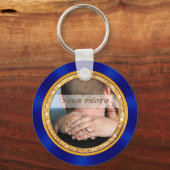 ゲスト結婚用のキープサケ、両面フォト キーホルダー (裏面)