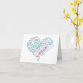 ゲスト葉書へようこそ カード (黄色い花)