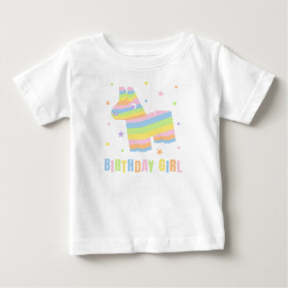 ゲスト・オブ・オナー ピニャータの誕生日ガール ベビーTシャツ