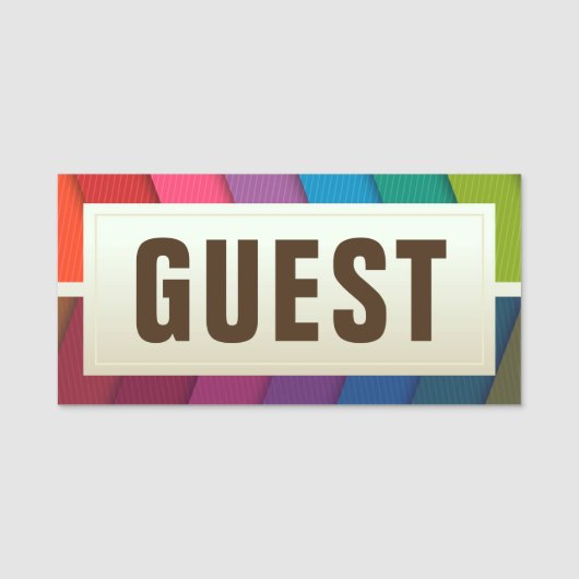 ゲスト 名札 (正面)