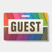 ゲストIDカード バッジ (正面)