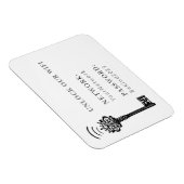 ゲストWifiパスワードとネットワーク冷蔵庫 マグネット (右側)