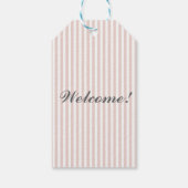 ゲタウェイカーロマンチック結婚式の引き出物ラベル ギフトタグ (裏面)