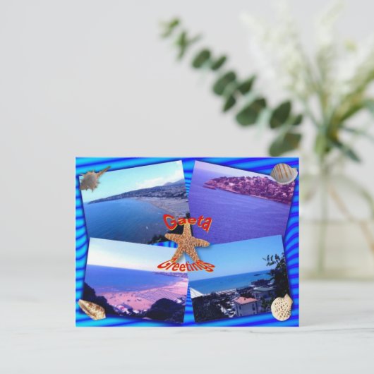 ゲタ挨拶 ポストカード (スタンド正面)