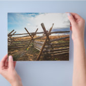 ゲチスバーグのスプリットレールフェンス チラシ (手)