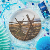 ゲチスバーグのスプリットレールフェンス ペーパープレート (パーティー)