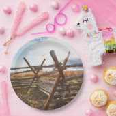 ゲチスバーグのスプリットレールフェンス ペーパープレート (パーティー)