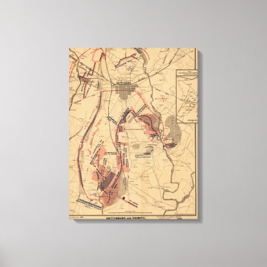 ゲチスバーグの戦い12 キャンバスプリント (正面)