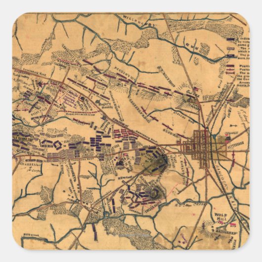 ゲチスバーグの戦い14 スクエアシール (正面)