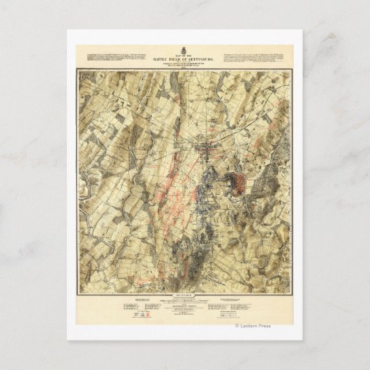 ゲチスバーグの戦い5 ポストカード (正面)