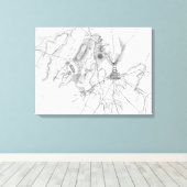 ゲチスバーグの戦い キャンバスプリント (インサイチュ (ウッドフロア))