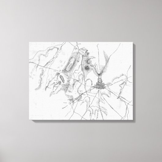 ゲチスバーグの戦い キャンバスプリント (正面)