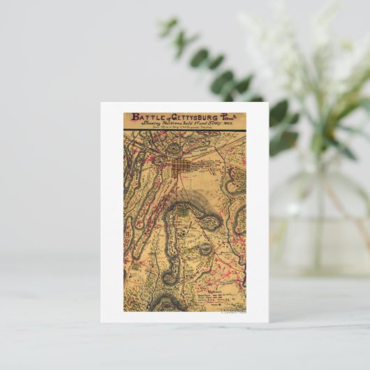 ゲチスバーグの戦い ポストカード (スタンド正面)