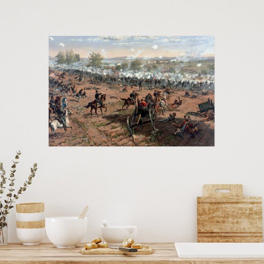 ゲチスバーグの戦絵画い ポスター (キッチン)