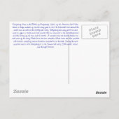 ゲチスバーグサンセット ポストカード (裏面)