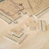 ゲチスバーグヴィンテージの地図（1864年） ジグソーパズル (側面)