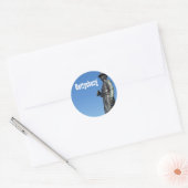 ゲチスバーグ像IIIステッカー ラウンドシール (封筒)