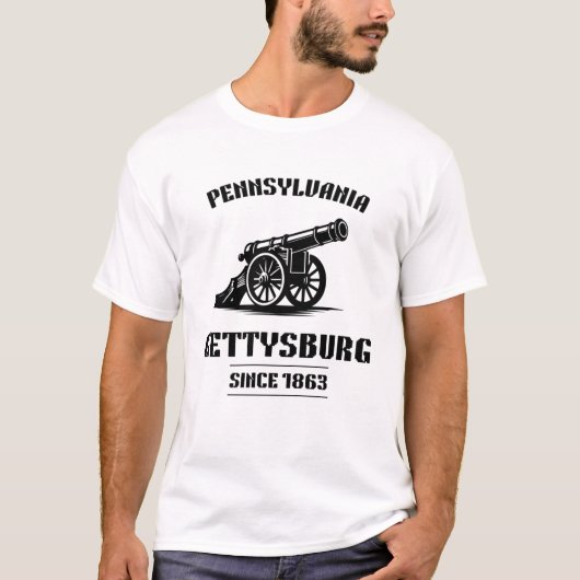 ゲチスバーグ公園1863全国軍隊公園 Tシャツ (正面)