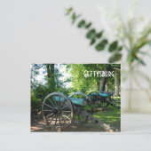 ゲチスバーグ国立公園のカノン軍隊 ポストカード (スタンド正面)