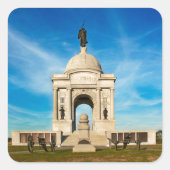 ゲチスバーグ国立公園 – ペンシルバニア記念館 スクエアシール (正面)