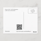 ゲチスバーグ彫像IVはがき ポストカード (裏面)